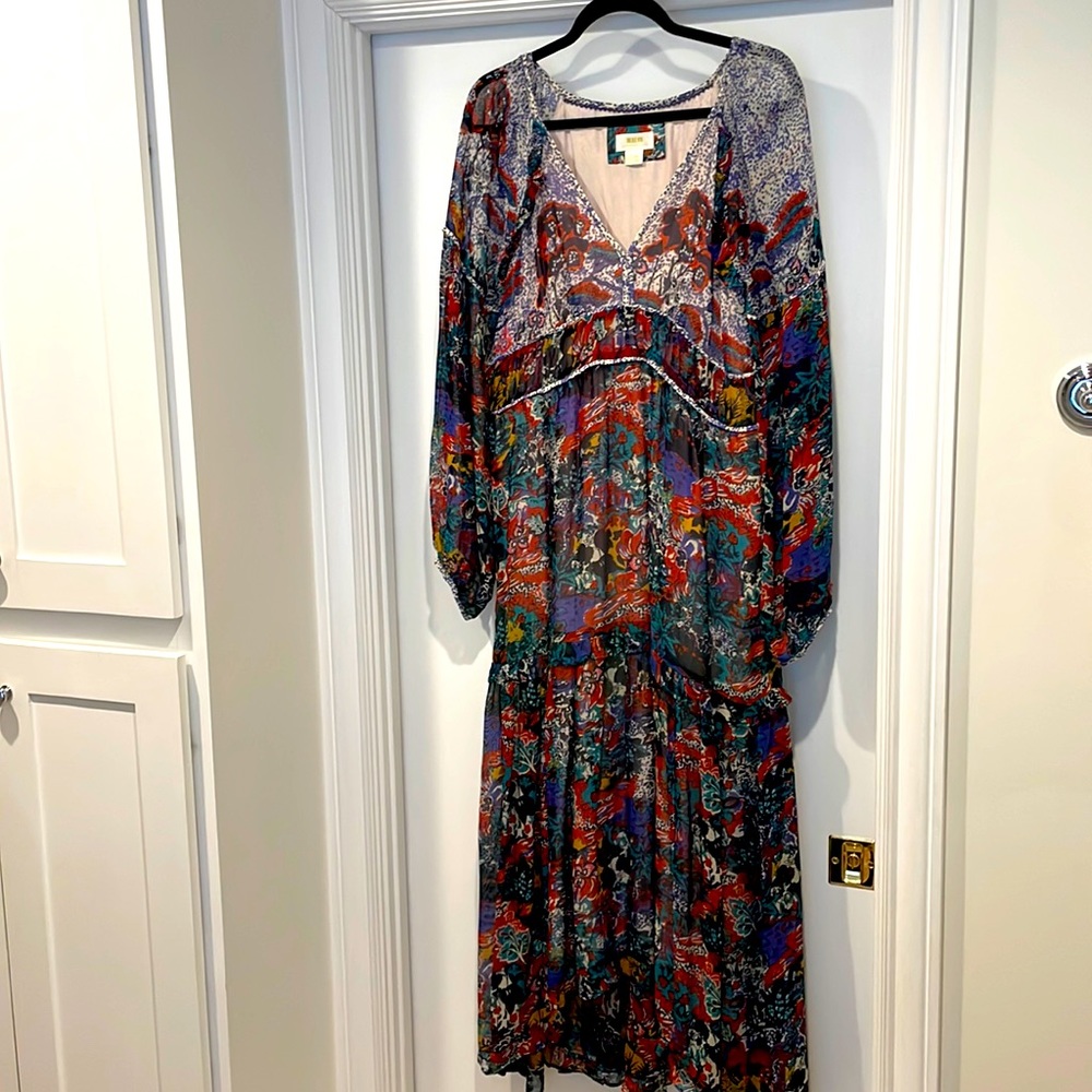MAEVE long sleeve boho dress, size 10